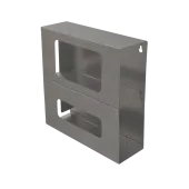 Диспенсер для масок и перчаток двухсекционный 