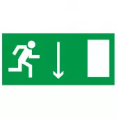 Знак Е-09 (Указатель двери эвакуционного выхода (правосторонний))