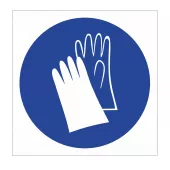 Знак М-06 (Работать в защитных перчатках)