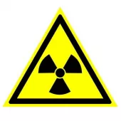 Знак W-05 (Опасно. Радиоактивные вещества или ионизирующее излучение)