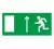 Знак Е-11 (Направление к эвакуационному выходу прямо (левосторонний)) 