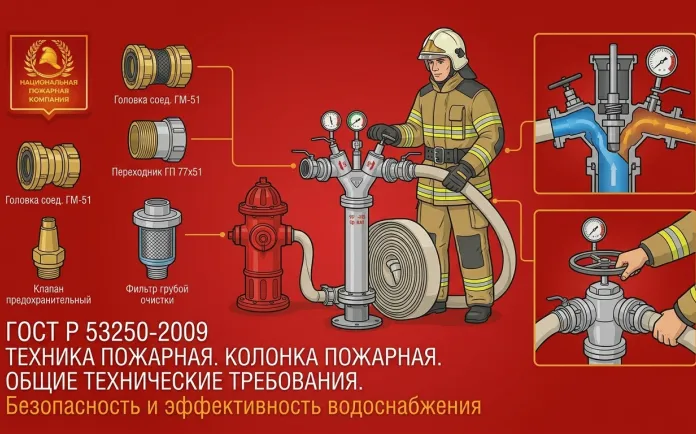 ГОСТ Р 53250-2009 ТЕХНИКА ПОЖАРНАЯ. КОЛОНКА ПОЖАРНАЯ ГОСТ Р 53250-2009 ТЕХНИКА ПОЖАРНАЯ. КОЛОНКА ПОЖАРНАЯ