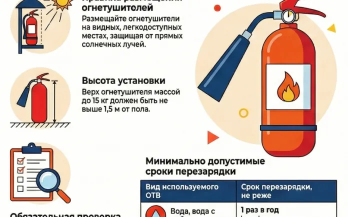 ГОСТ Р 59641-2021 Средства противопожарной защиты зданий и сооружений. Средства первичные пожаротушения. Руководство по размещению, техническому обслуживанию и ремонту. Методы испытаний на работоспособность