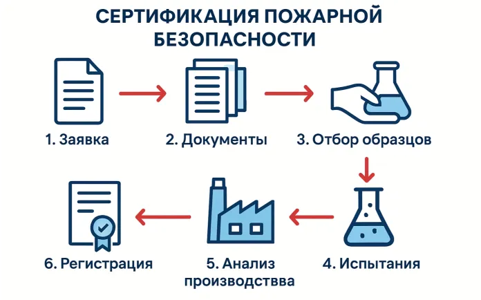 Обязательная пожарная сертификация: перечень продукции и требования в 2025 году