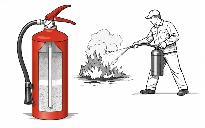 Порошковый огнетушитель: руководство по устройству, применению и нормам размещения