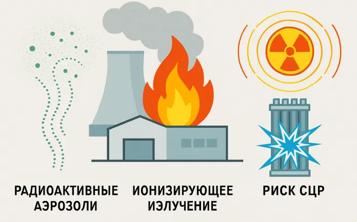 Пожар класса F: горение и тушение радиоактивных материалов Пожар класса F: горение и тушение радиоактивных материалов