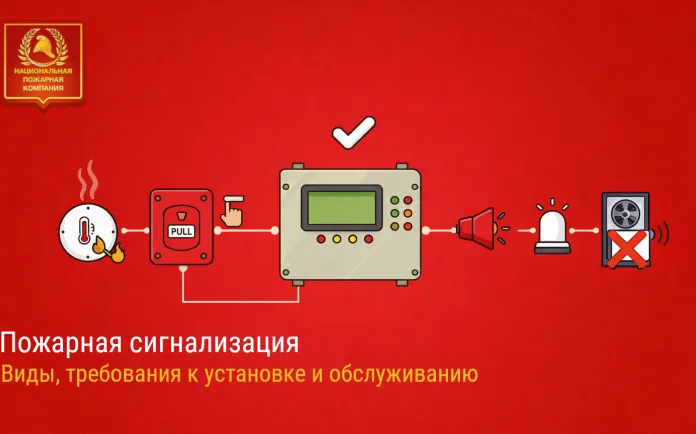 Пожарная сигнализация: виды, требования к установке и обслуживанию по ППР-2020 и СП 484 Пожарная сигнализация: виды, требования к установке и обслуживанию по ППР-2020 и СП 484