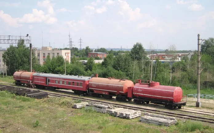 Пожарный поезд