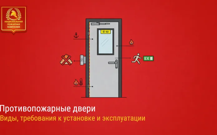 Противопожарные двери: требования, виды, монтаж и законодательство