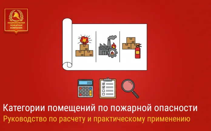 Расчет категории помещения по взрывопожарной и пожарной опасности: А, Б, В1-В4, Г, Д