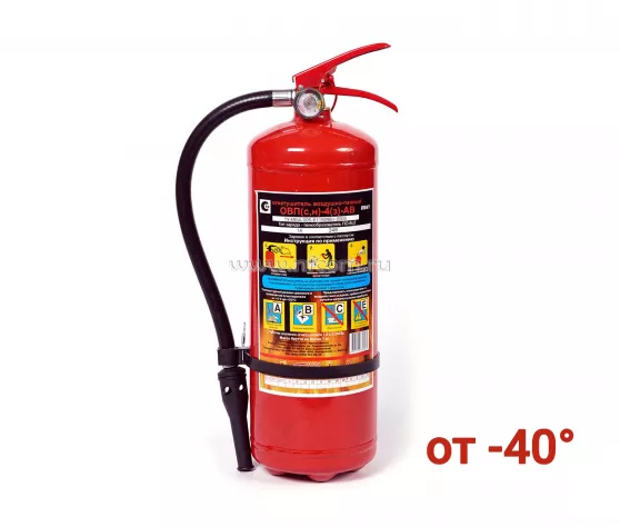 Огнетушитель ОВП-4 (5 литров) Пожнанотех зима 