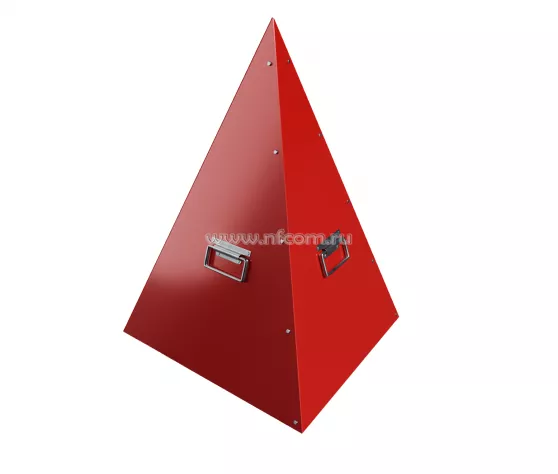 Пирамида для гидранта пожарного (750х750х900)