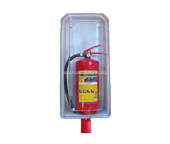 Шкаф-ящик для огнетушителя «Kristal» пластиковый (до 12 кг)