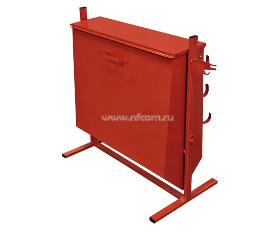 Стенд пожарный металлический “Бункер” 